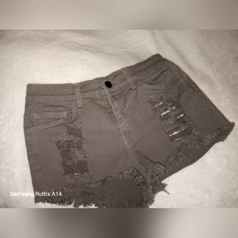 O2 Denim, Distressed  Shorts, Size M